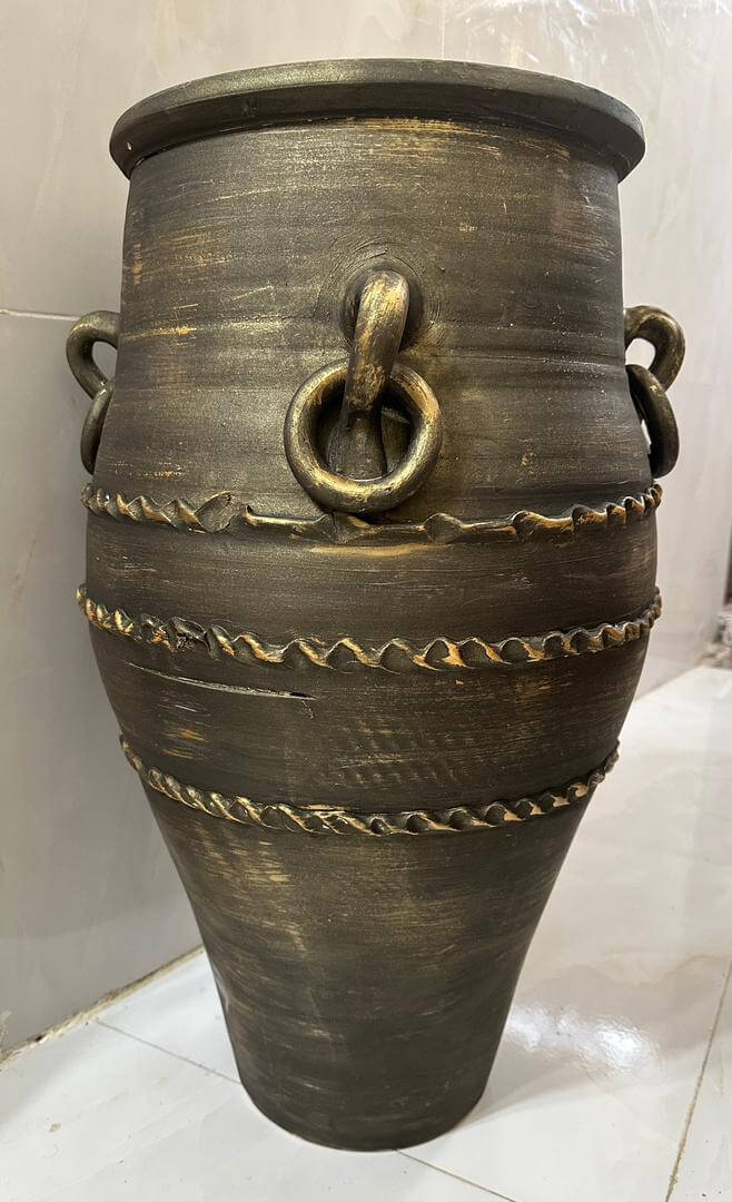 گلدان سفالی پتینه ای 70 سانتی(رنگی)